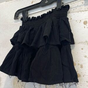 Girl’s Black Skirt, Size Medium